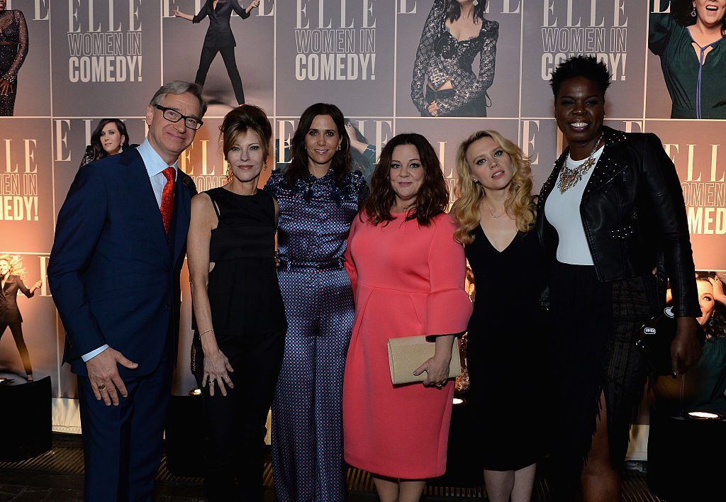 ELLE Hosts Women In Comedy Event With July Cover Stars Leslie Jones, Melissa McCarthy, Kate McKinnon And Kristen Wiig - Inside