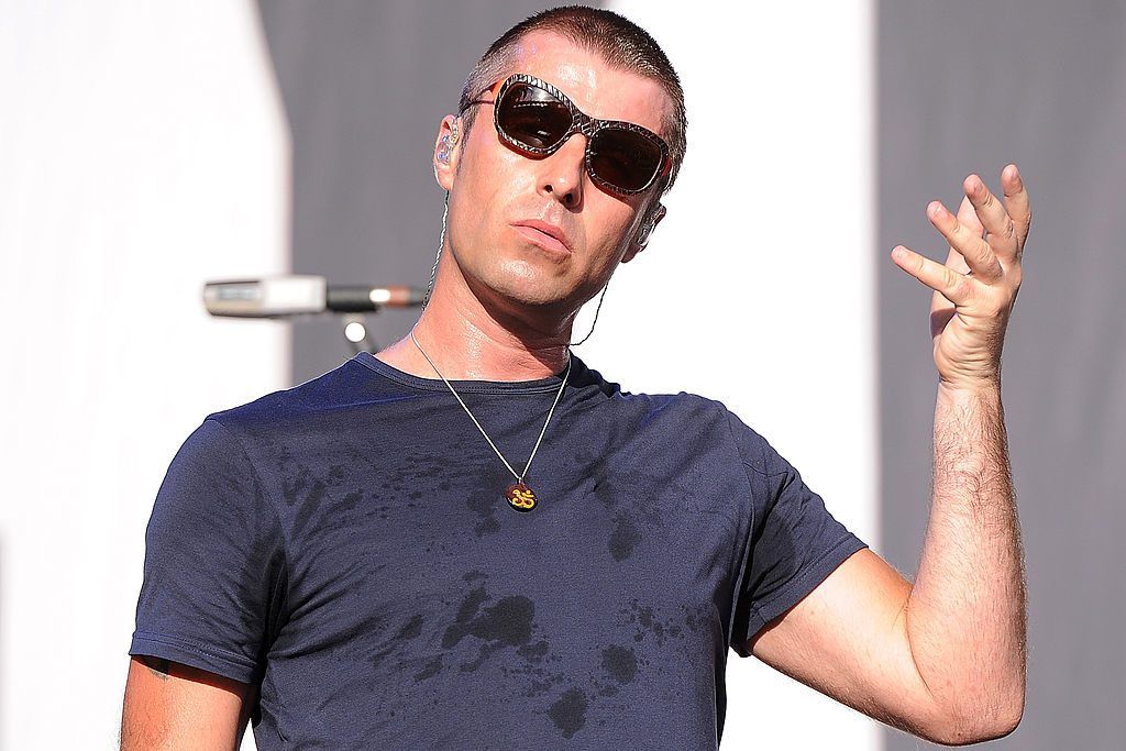 GOLD COAST, AUSTRALIA - JANUARY 19: Liam Gallagher of Beady eye performs live for fans during the 2014 Big Day Out Festival at Metricon Stadium on January 19, 2014 on the Gold Coast, Australia. (Photo by Matt Roberts/Getty Images)