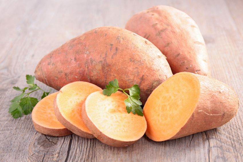 raw sweet potato