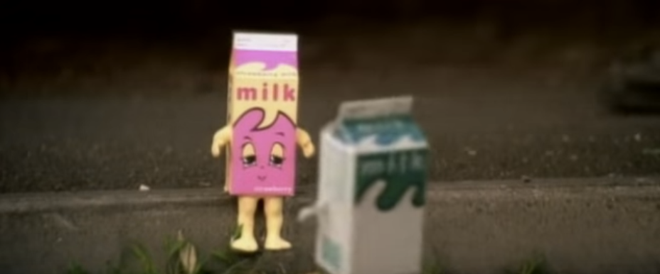 Blur Milky Milk Carton Coffee and TV Keychain Merchandise Promo 