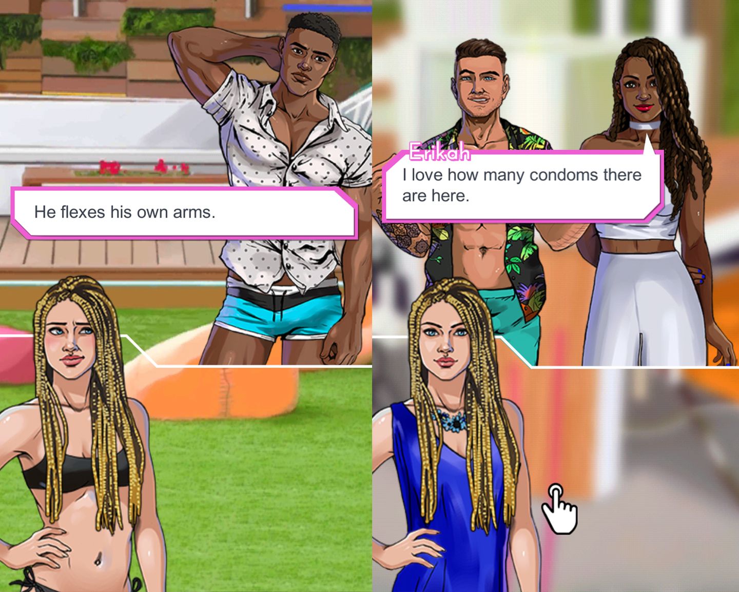 The Love Island video game is insane and also sort of