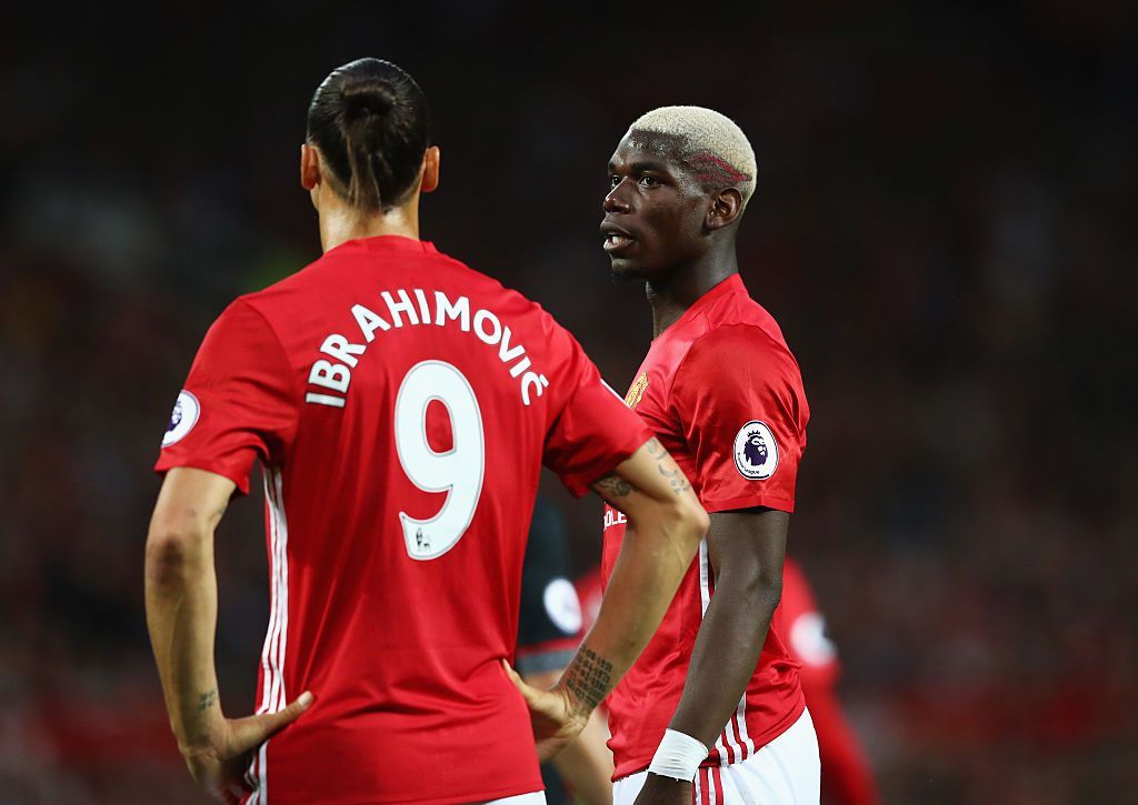Pogba and Ibrahimovic at Manchester United