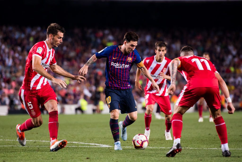 Barcelona had taken the lead through Lionel Messi