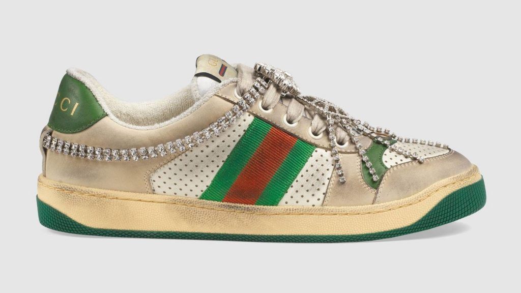 gucci sneakers with diamonds