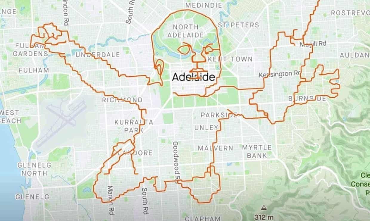 Australian cyclist recreates Nevermind cover