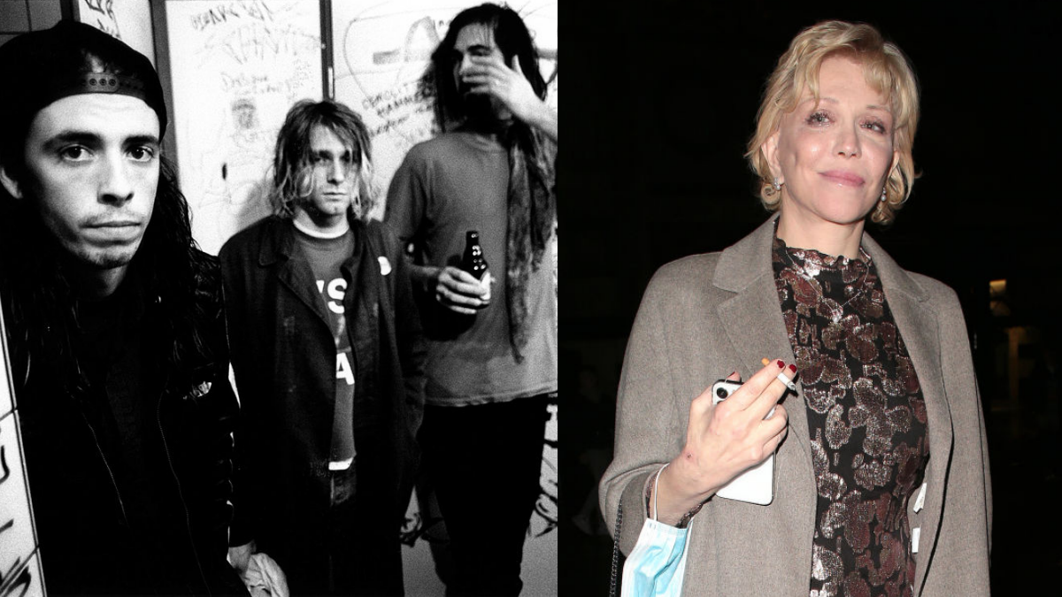 Nirvana and Courtney Love