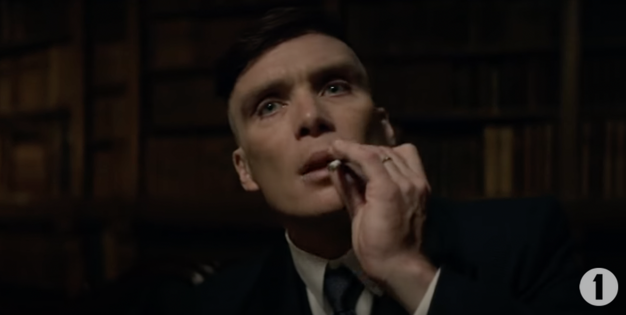 Cillian Murphy revealed the practical reason why his character rubs his cigarette across his lips before smoking it (BBC 1)
