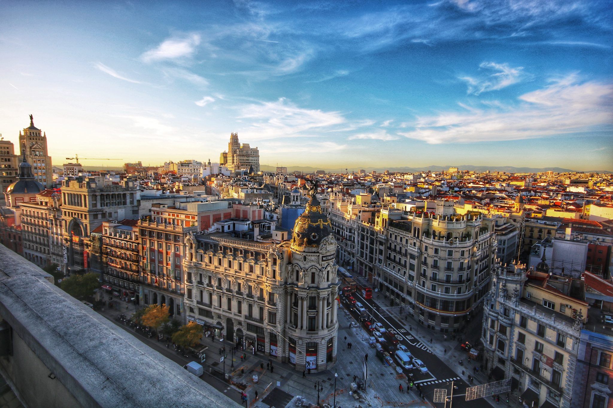 View of Madrid, Spain