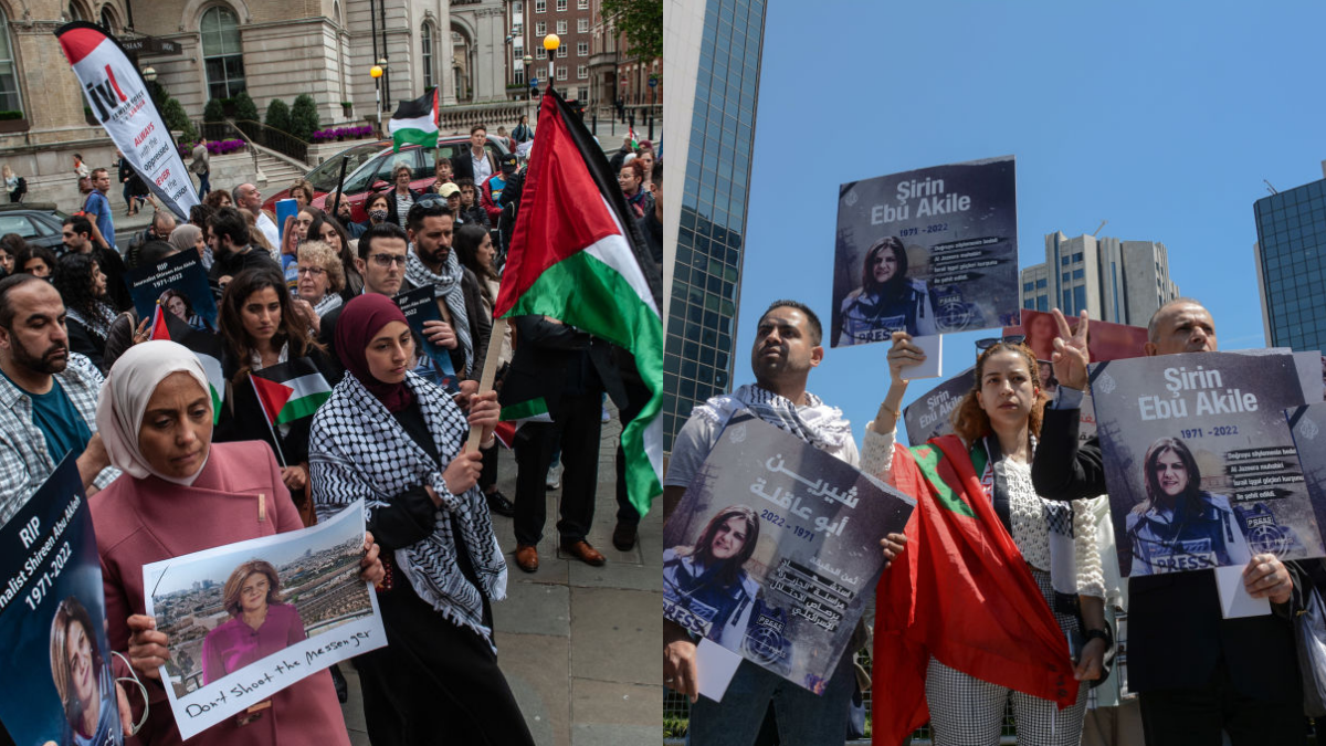 Protests following Shireen Abu Akleh's killing