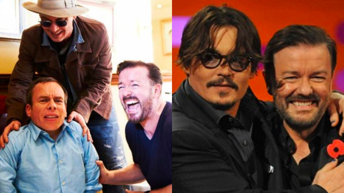 Ricky Gervais Johnny Depp friendship