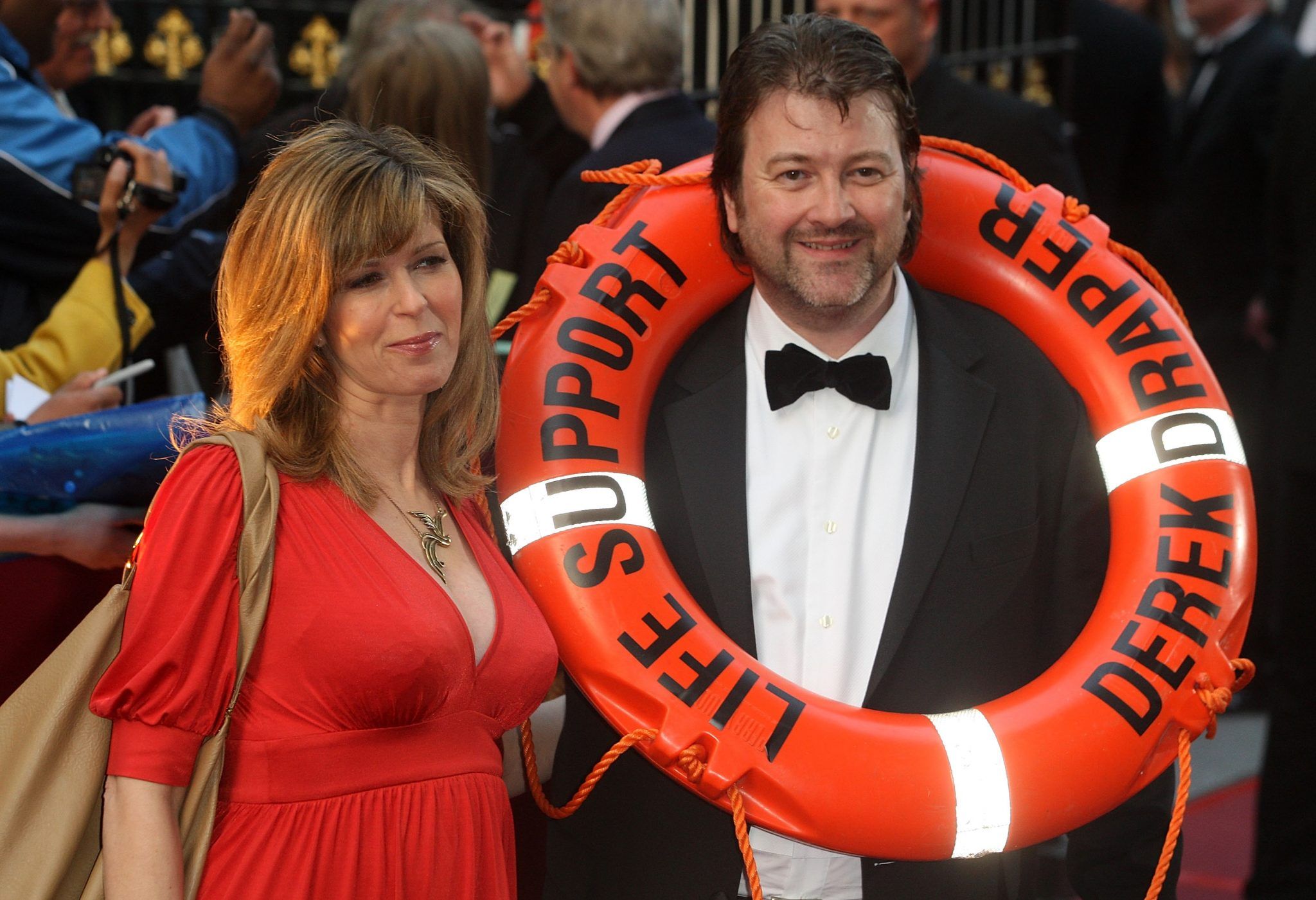 LONDON - APRIL 03: Kate Garraway and Derek Draper attend the Galaxy British Book Awards at Grosvenor House Hotel on April 3, 2009 in London, United Kingdom. (Photo by Danny Martindale/Getty Images)